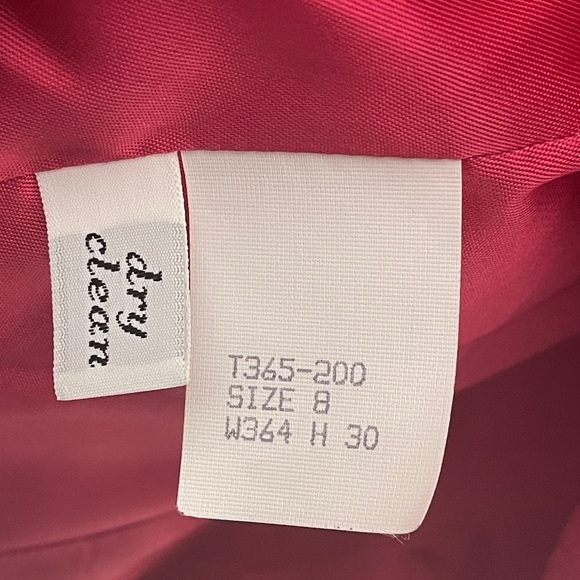 Pendleton Vintage 100% Virgin Wool Classic Blazer Jacket Fuchsia Pink Size 8 - Picture 3 of 6